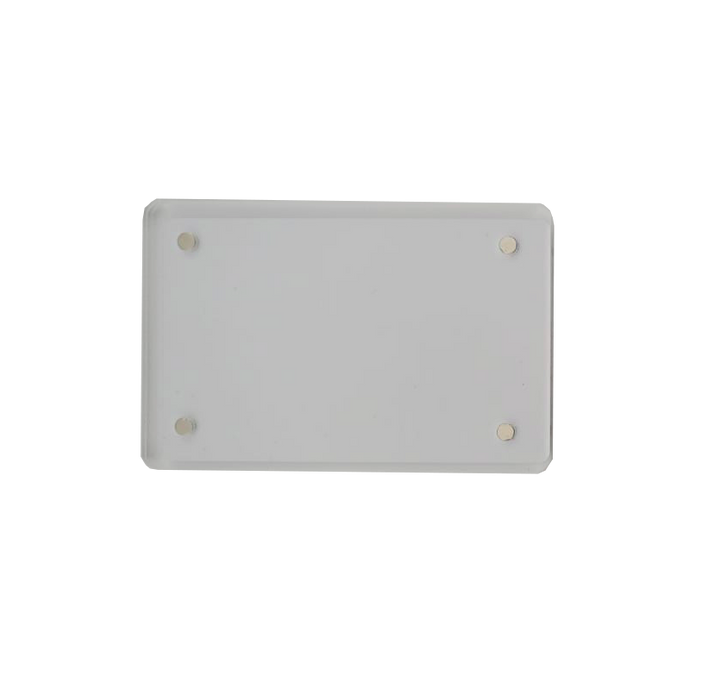 Kühlschrankmagnet Metallkarte