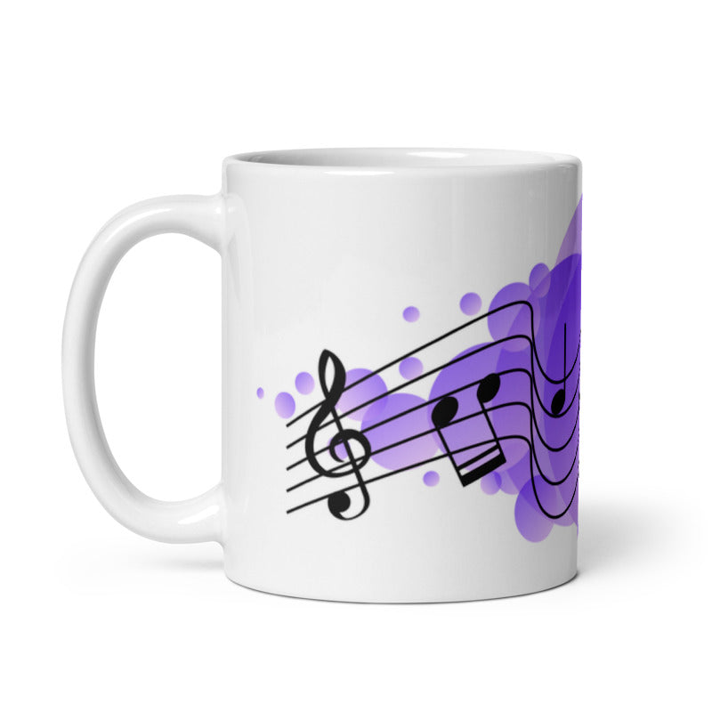 Keramik Tasse Musik Note