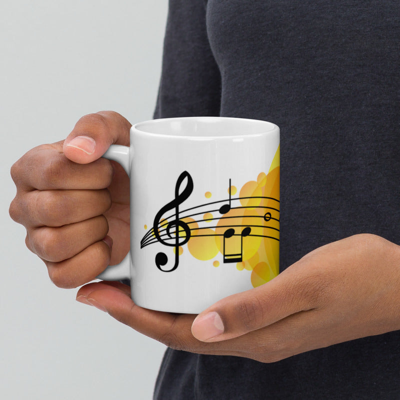 Ceramic mug 'Music Note'
