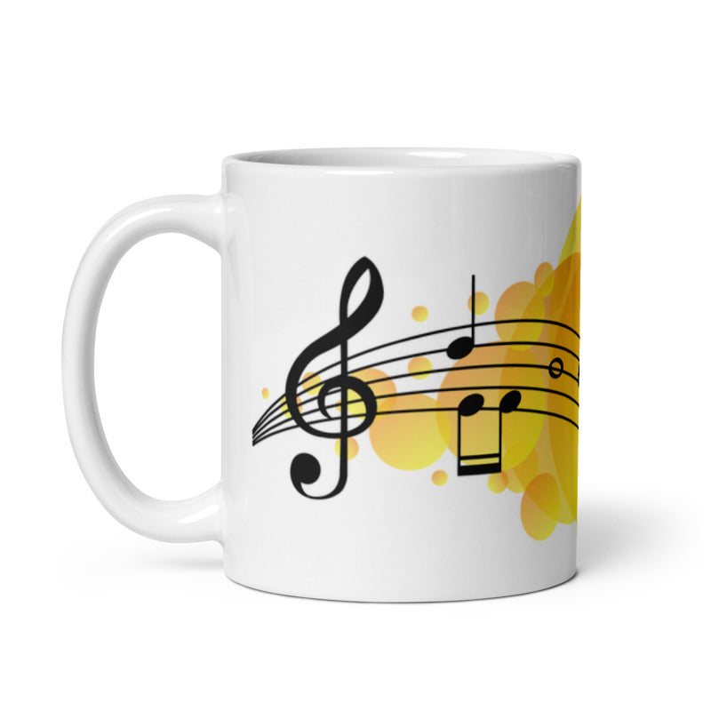 Keramik Tasse Musik Note