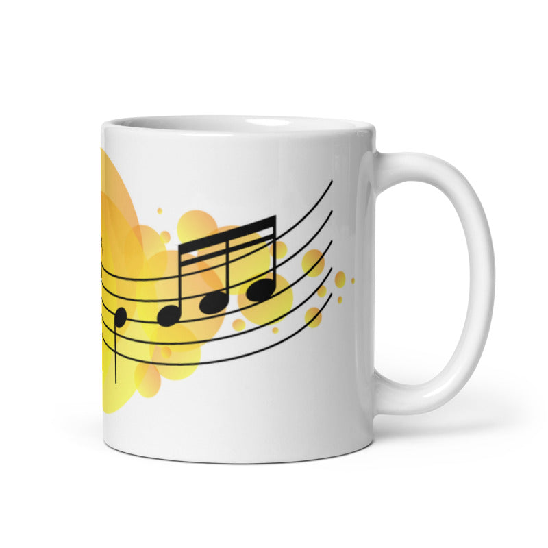 Keramik Tasse Musik Note