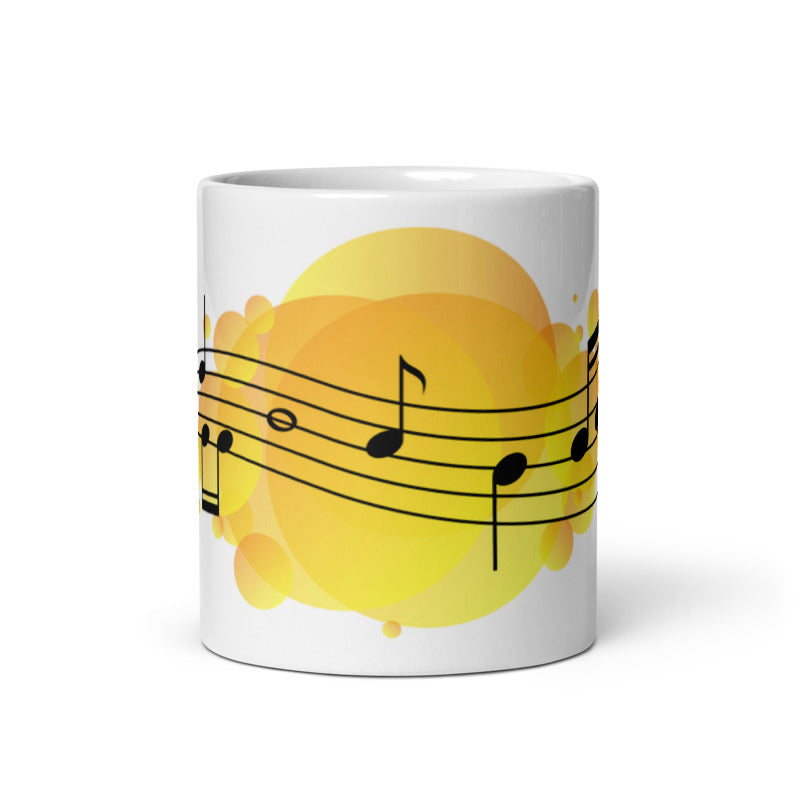 Keramik Tasse Musik Note