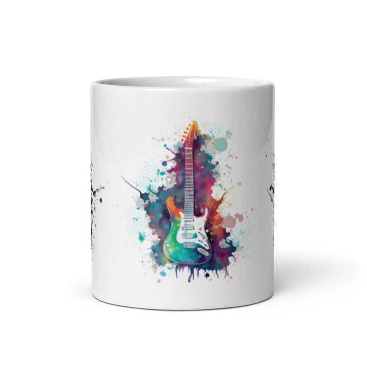 Ceramic mug 'Electric Guitar'