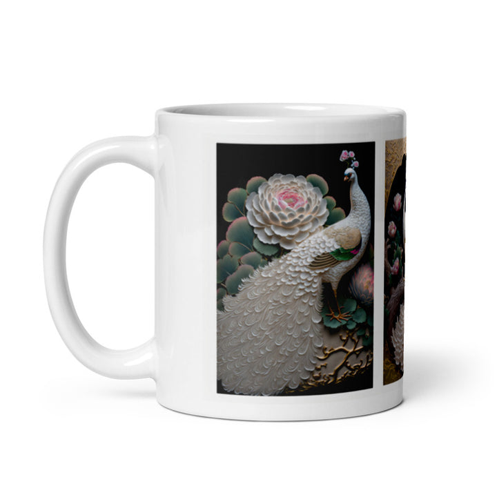 ''White Peacocks'' Mug